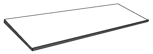 Fach schräg 1m / shelf inclined 1m